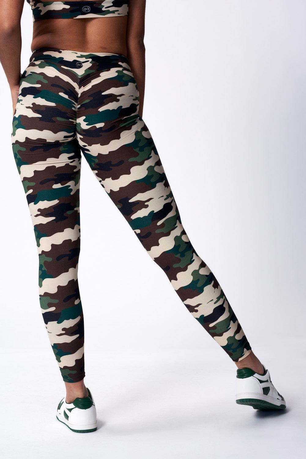 Camouflage Pattern Color Block Workout Leggings Women - Temu United Arab  Emirates
